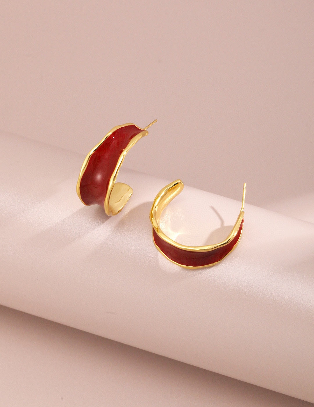 Scarlet Glaze Earrings